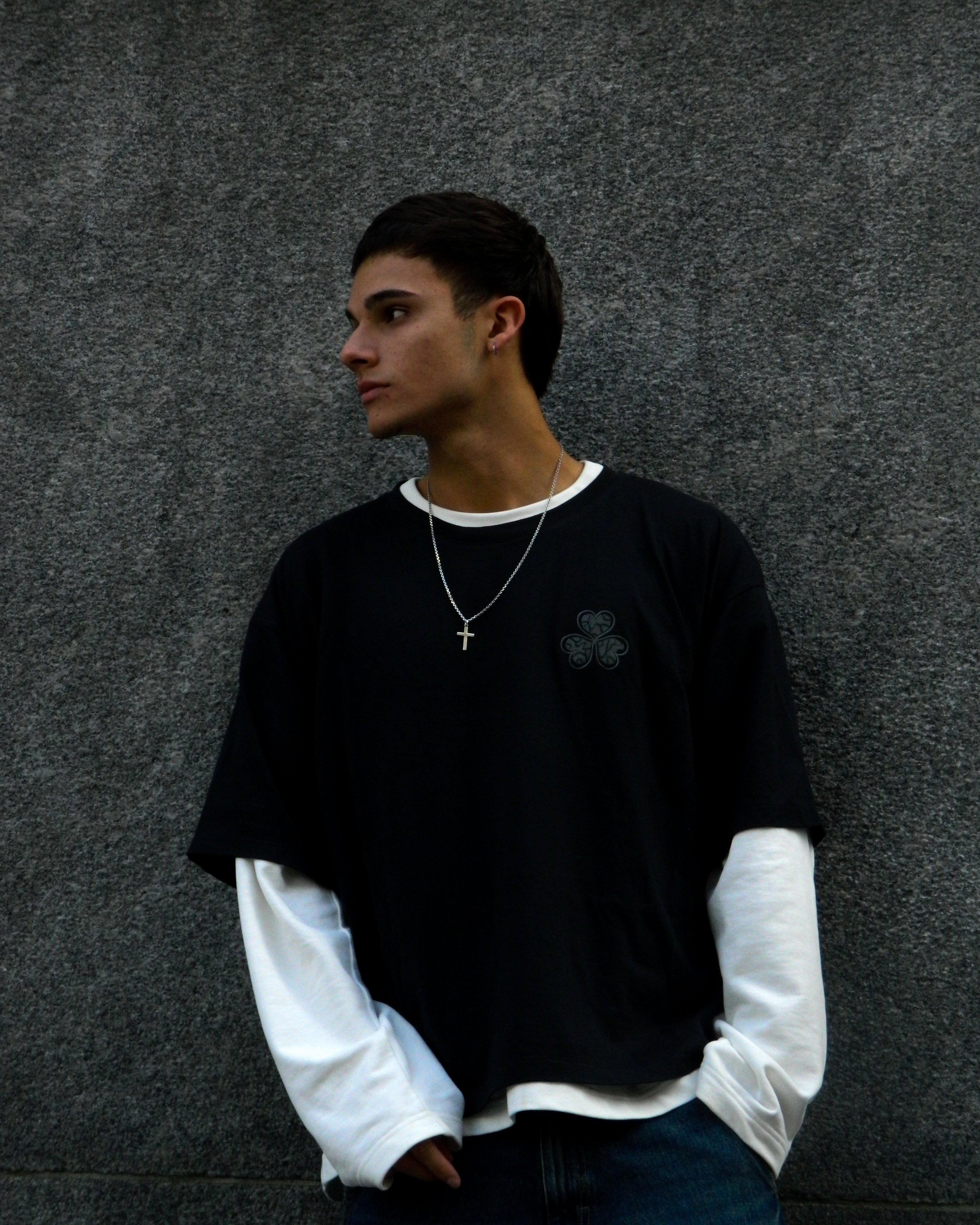 Remera boxy "Destello"