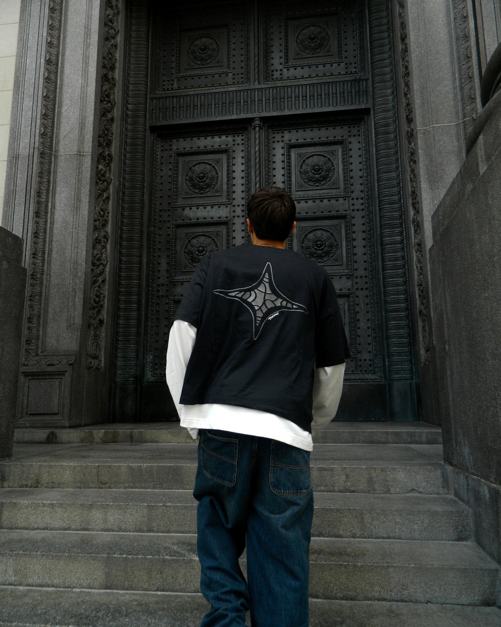 Remera boxy "Destello"