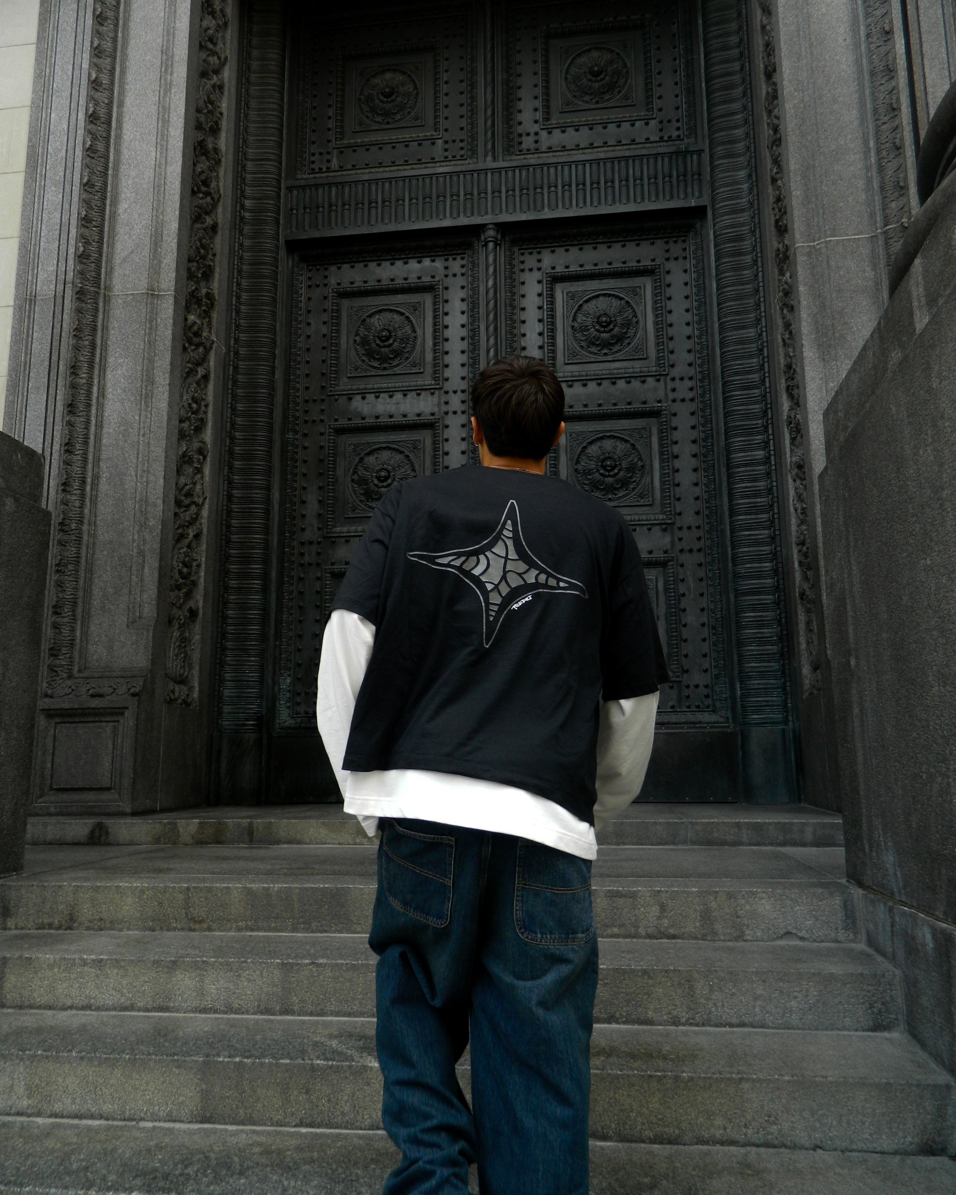 Remera boxy "Destello"