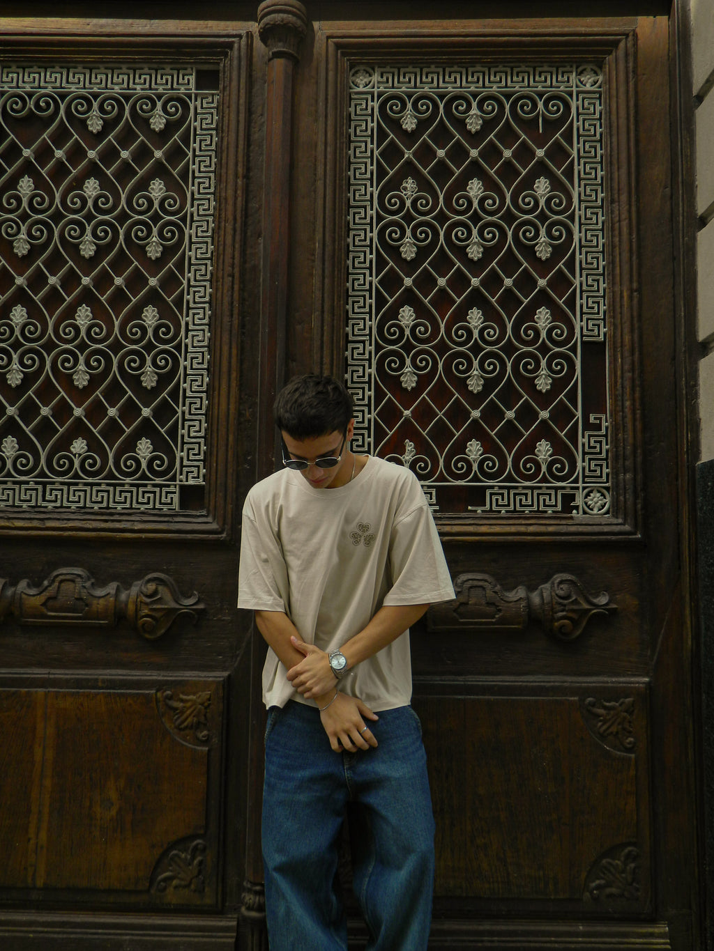 Remera boxy "Destello"