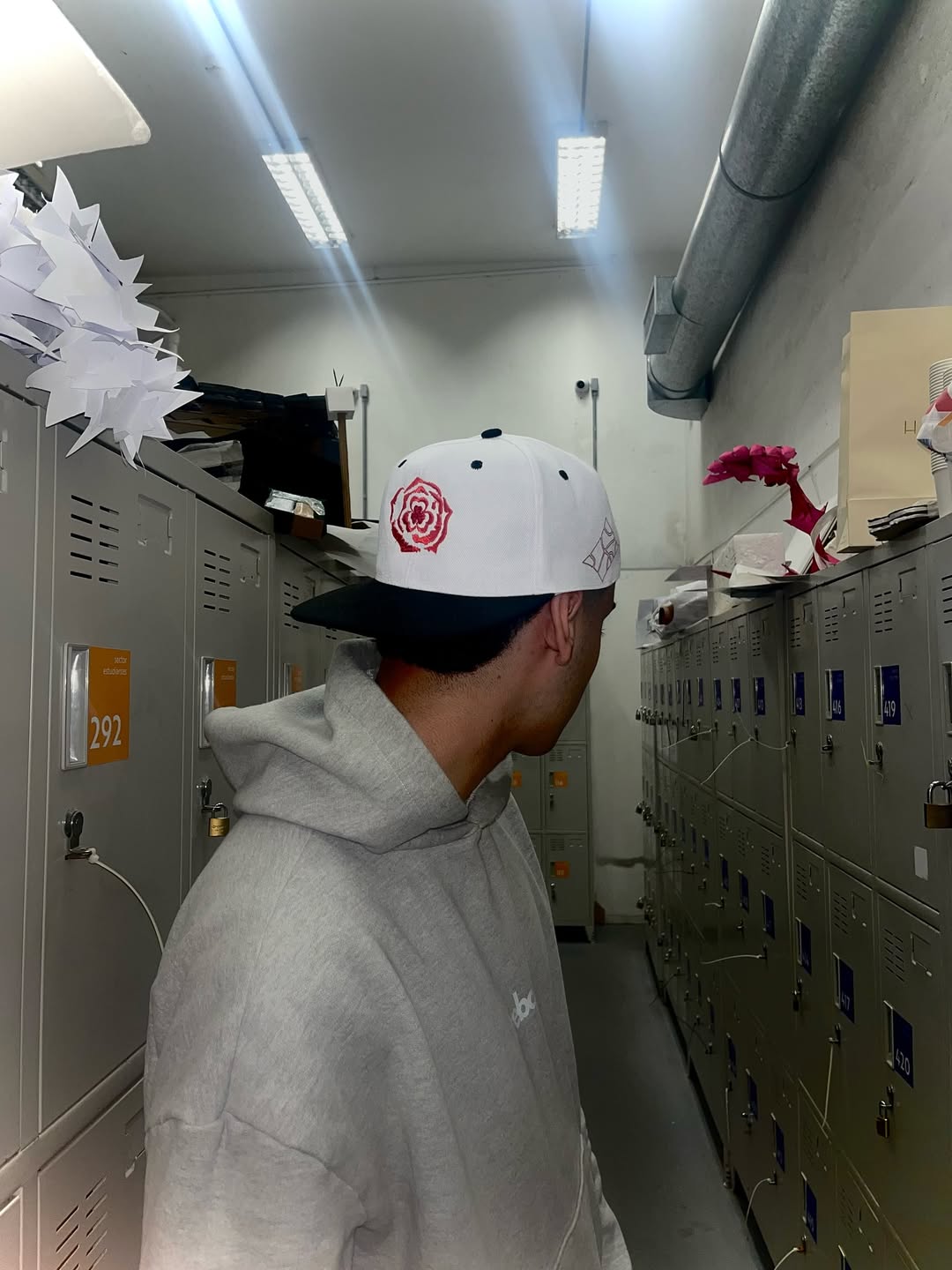 Gorra "Roses" white