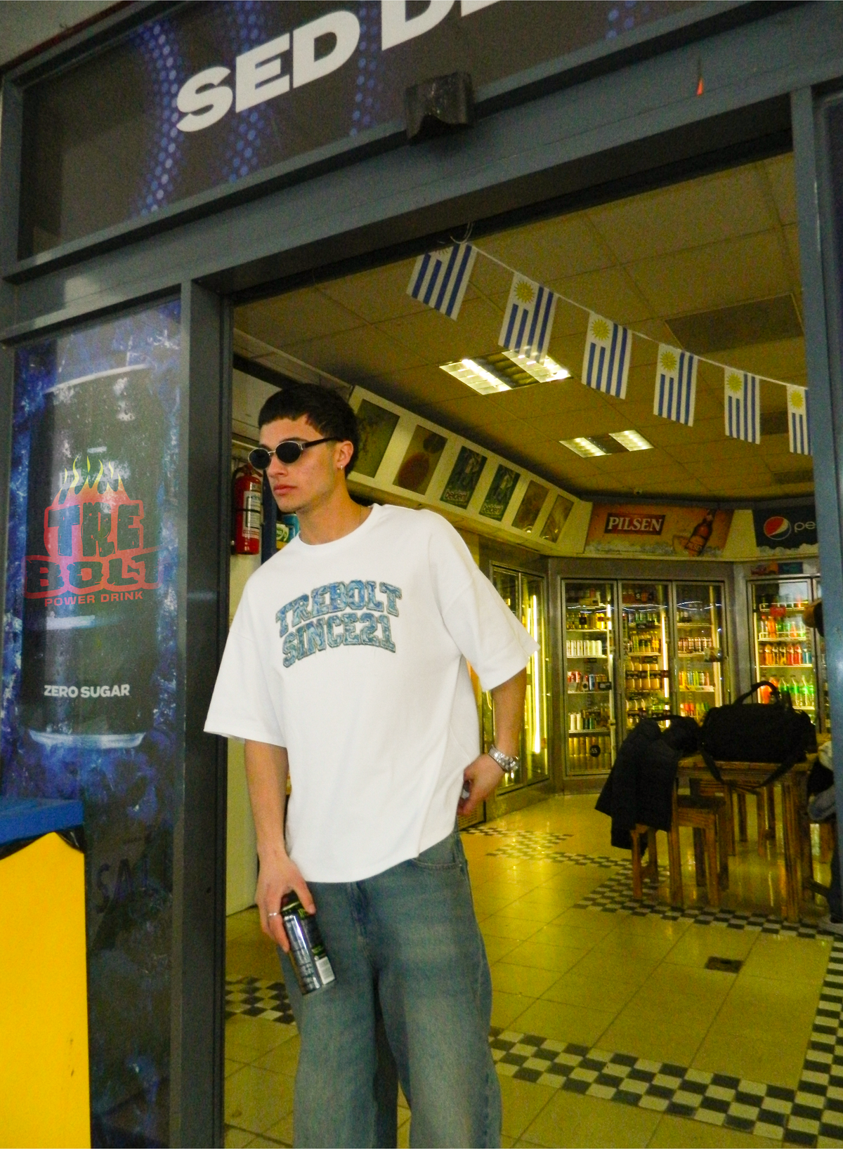 Remera SINCE 21 white