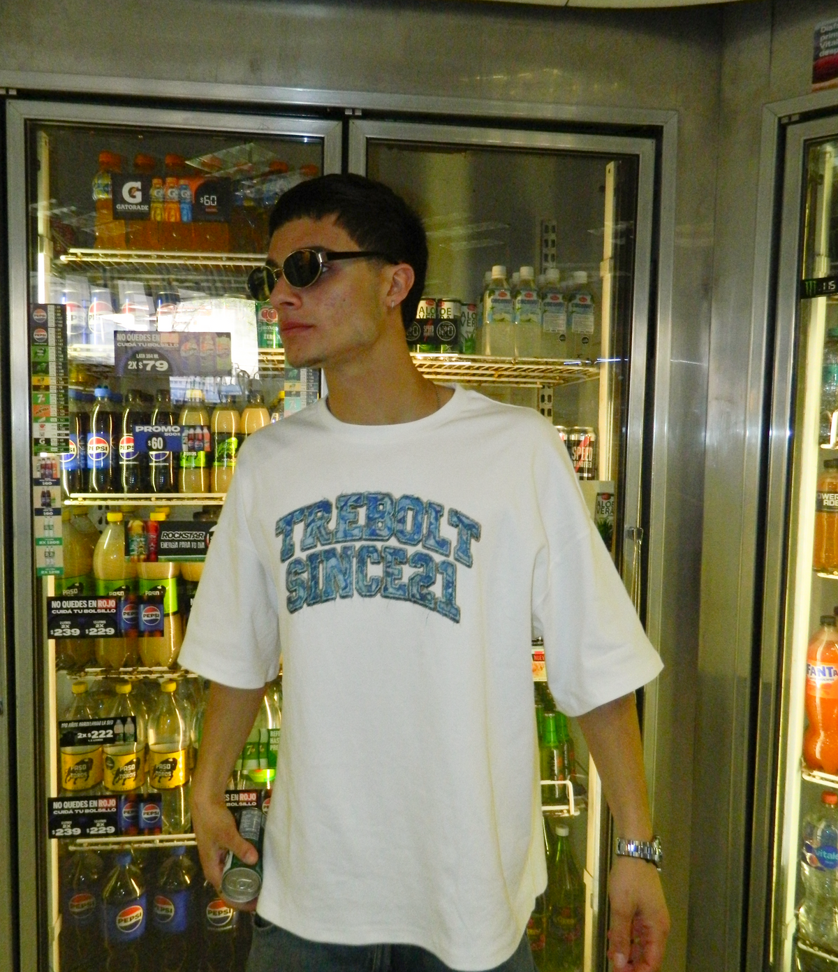 Remera SINCE 21 white